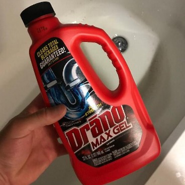 Drano max gel not going down