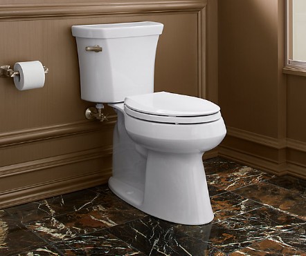 Kohler toilet not flushing completely