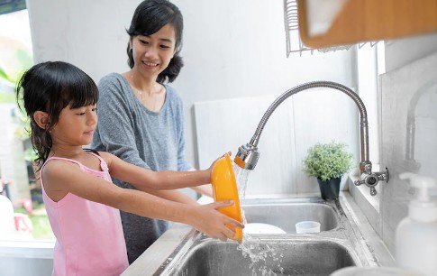 Is bathroom water better than kitchen water?