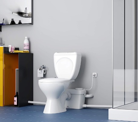 Is an upflush toilet loud?