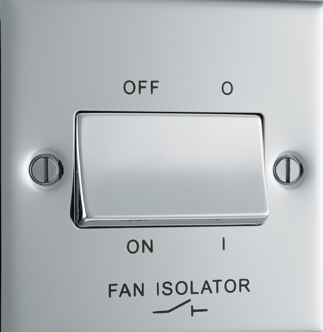 Do you need an isolation switch for bathroom fan