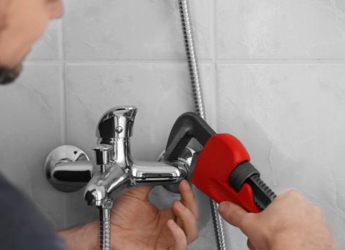 Shower temperature control valve adjustment