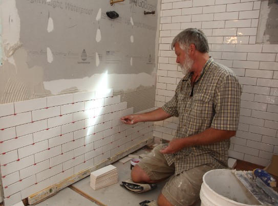 Can you put tile on sheetrock in bathroom