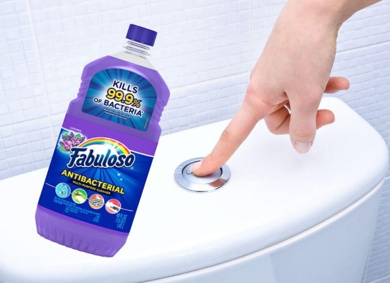 Is it safe to put Pine Sol in the toilet tank
